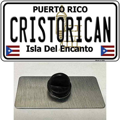 Cristorican Puerto Rico Novelty Metal Hat Pin