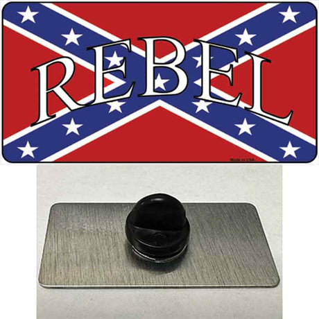 Rebel Confederate Flag Novelty Metal Hat Pin