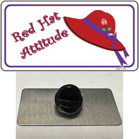 Red Hat Attitude Novelty Metal Hat Pin