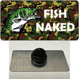 Fish Naked Novelty Metal Hat Pin