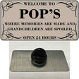 Welcome To Pops Novelty Metal Hat Pin