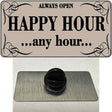 Happy Hour Any Hour Novelty Metal Hat Pin