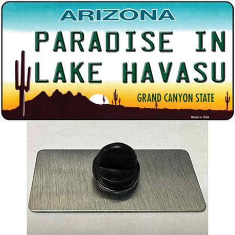 Paradise In Lake Havasu Arizona Novelty Metal Hat Pin