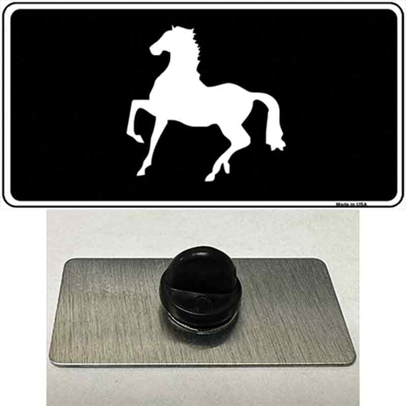 Horse Prancing Novelty Metal Hat Pin