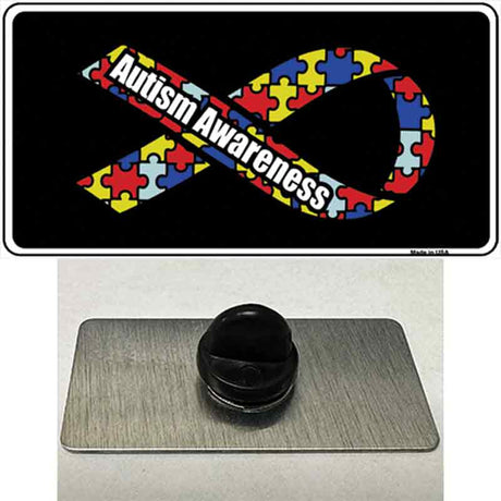 Autism Awareness Ribbon Novelty Metal Hat Pin