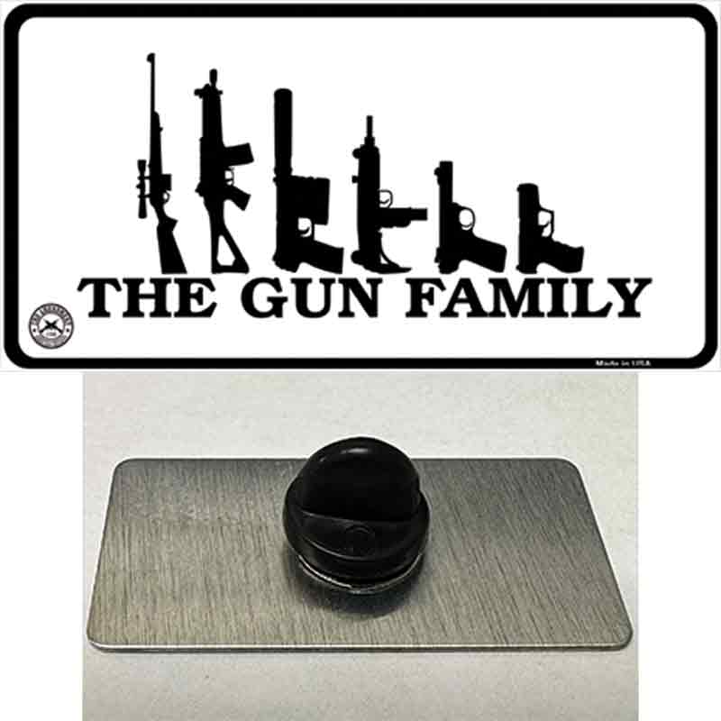 The Gun Family Novelty Metal Hat Pin