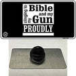 My Bible And My Gun Novelty Metal Hat Pin