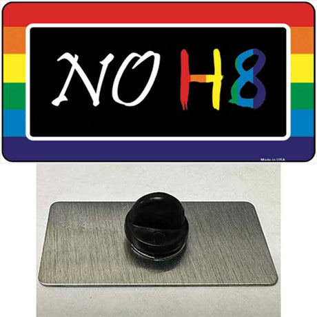 NO H8 Novelty Metal Hat Pin