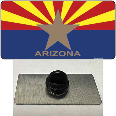 Arizona State Flag Novelty Metal Hat Pin