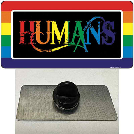 Humans Novelty Metal Hat Pin