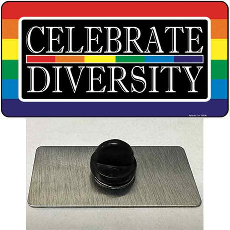 Celebrate Diversity Novelty Metal Hat Pin