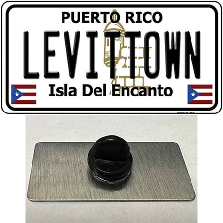 Levittown Puerto Rico Novelty Metal Hat Pin