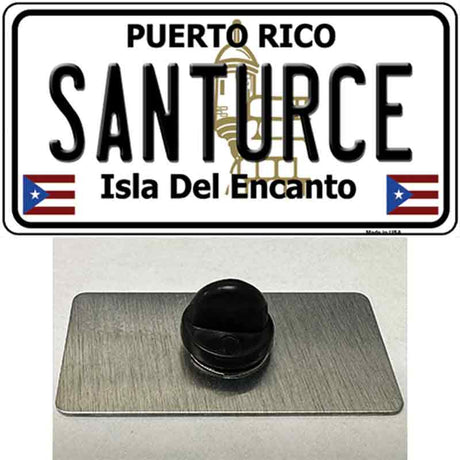 Santurce Puerto Rico Novelty Metal Hat Pin