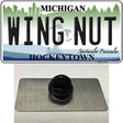 Wing Nut Michigan State Novelty Metal Hat Pin