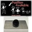 Position Available Novelty Metal Hat Pin