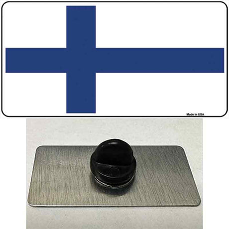 Finland Flag Novelty Metal Hat Pin