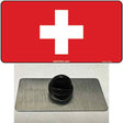 Switzerland Flag Novelty Metal Hat Pin