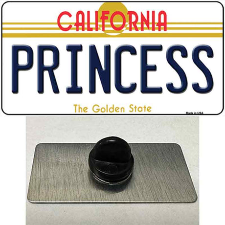 Princess California Novelty Metal Hat Pin