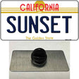 Sunset California Novelty Metal Hat Pin