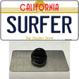 Surfer California Novelty Metal Hat Pin