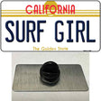 Surf Girl California Novelty Metal Hat Pin