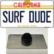 Surf Dude California Novelty Metal Hat Pin