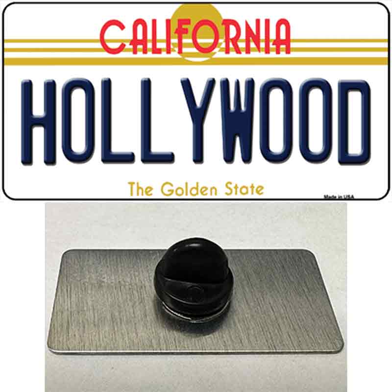 Hollywood California Novelty Metal Hat Pin