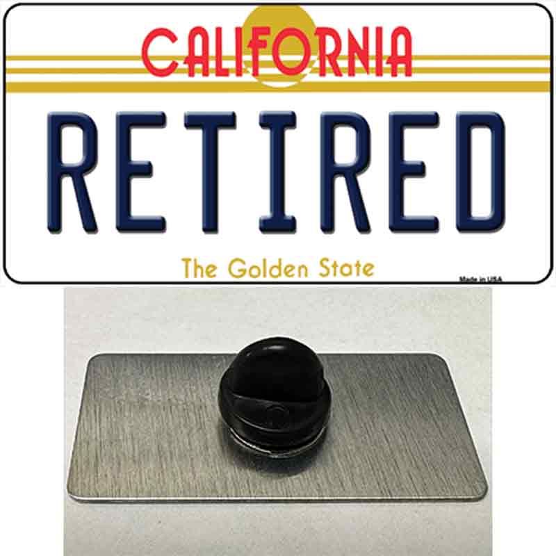 Retired California Novelty Metal Hat Pin