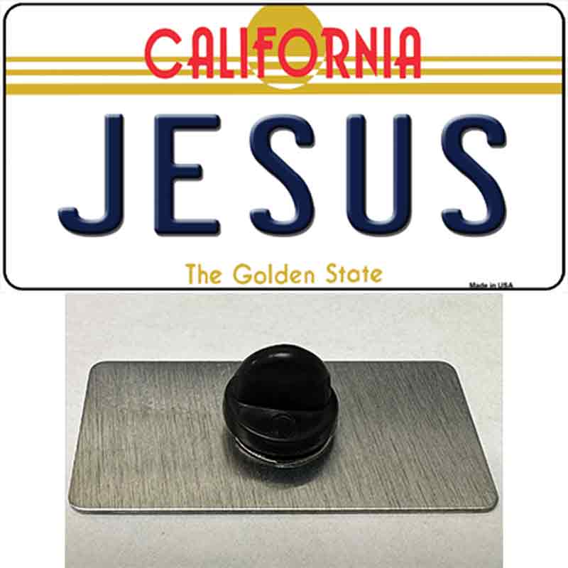 Jesus California Novelty Metal Hat Pin