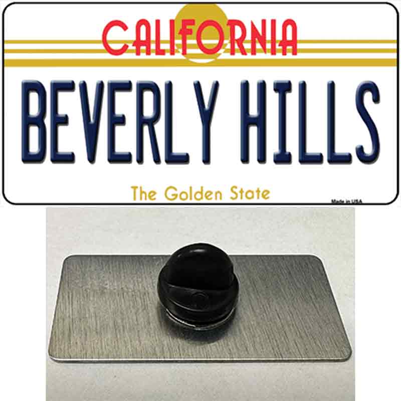 Beverly Hills California Novelty Metal Hat Pin