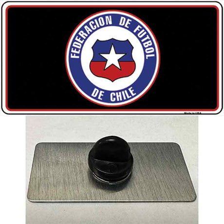 Federacion De Futbol De Chili Flag Novelty Metal Hat Pin