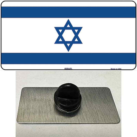 Israel Flag Novelty Metal Hat Pin