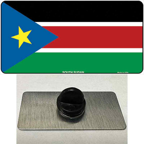 South Sudan Flag Novelty Metal Hat Pin