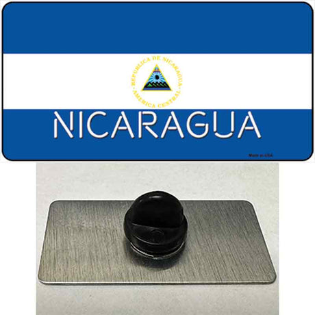 Nicaragua Flag Novelty Metal Hat Pin