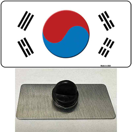 South Korea Flag Novelty Metal Hat Pin