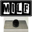 M.I.L.F Black Novelty Metal Hat Pin