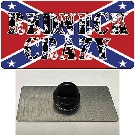 Redneck Crazy Novelty Metal Hat Pin