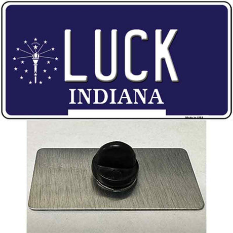 Luck Indiana State Novelty Metal Hat Pin