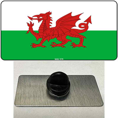 Wales Flag Novelty Metal Hat Pin