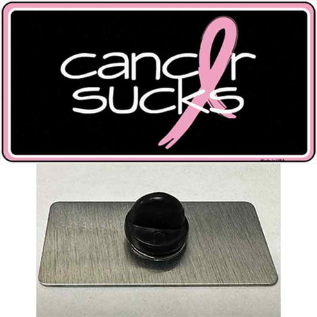 Cancer Sucks Novelty Metal Hat Pin