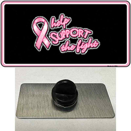 Help Support The Fight Novelty Metal Hat Pin