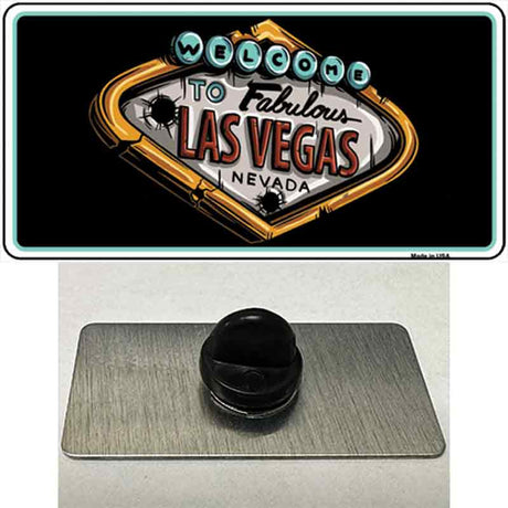 Welcome To Las Vegas Novelty Metal Hat Pin