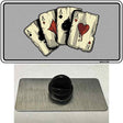 Four Aces Cards Novelty Metal Hat Pin