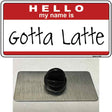 Gotta Latte Novelty Metal Hat Pin