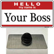 Your Boss Novelty Metal Hat Pin