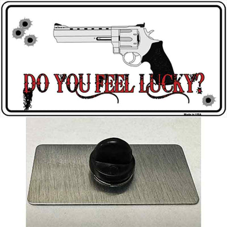 Do You Feel Lucky Novelty Metal Hat Pin