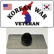 Korean War Veteran Novelty Metal Hat Pin