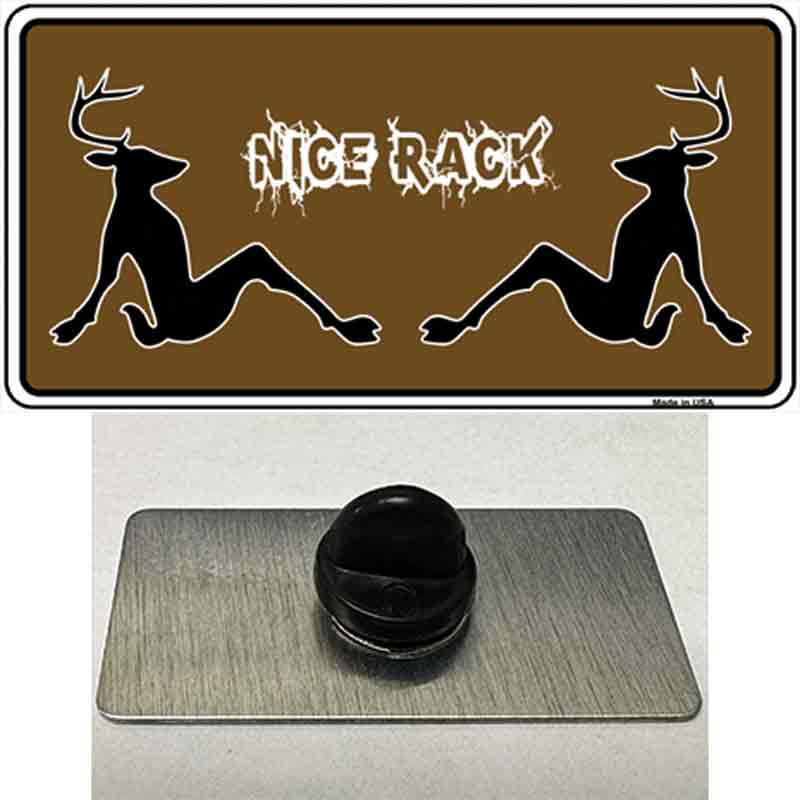 Nice Rack Deer Novelty Metal Hat Pin