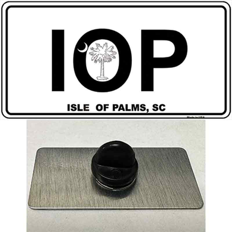 IOP Isle of Palms Novelty Metal Hat Pin