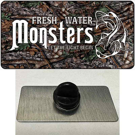 Fresh Water Monsters Novelty Metal Hat Pin